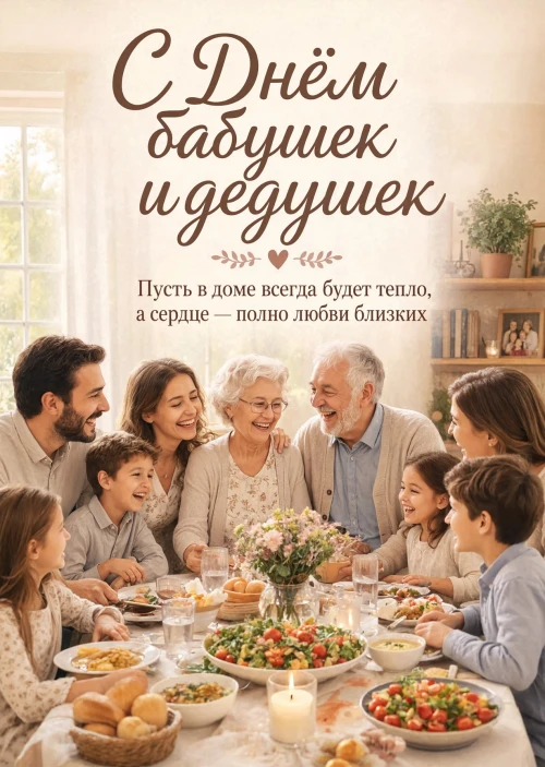 открытка с Днем Бабушек и Дедушек-30