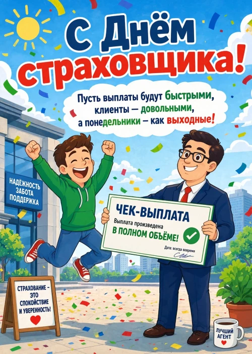 открытки с Днем Страховщика-18