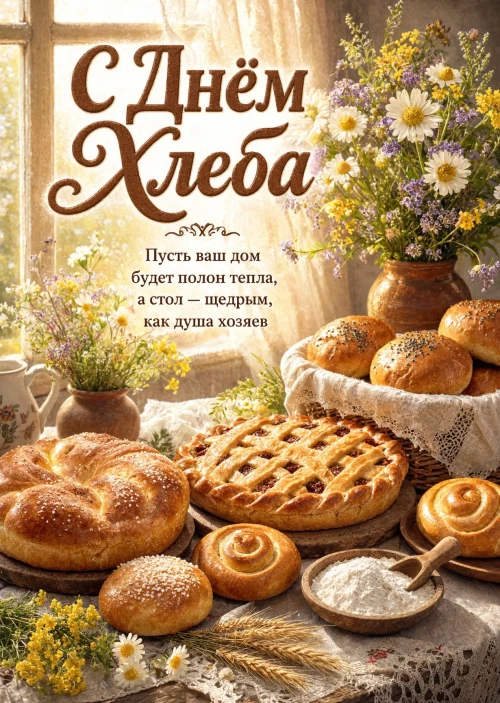 открытка с Днем Хлеба-9