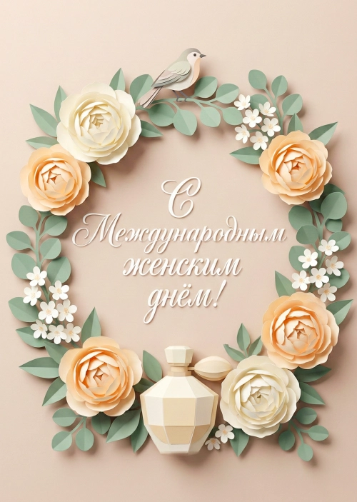 Открытка "С 8 марта #35"