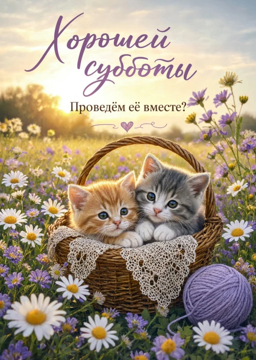 Открытка хорошей Субботы #14