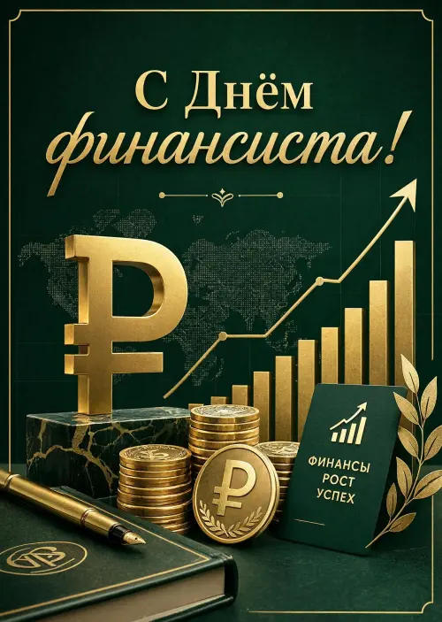 Открытка С Днём Финансиста #12