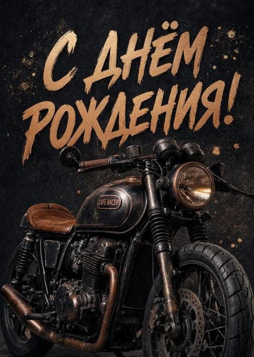 Открытка С днем рождения мужчине #41