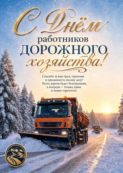 открытка с Днем Работника Дорожного Хозяйства-30