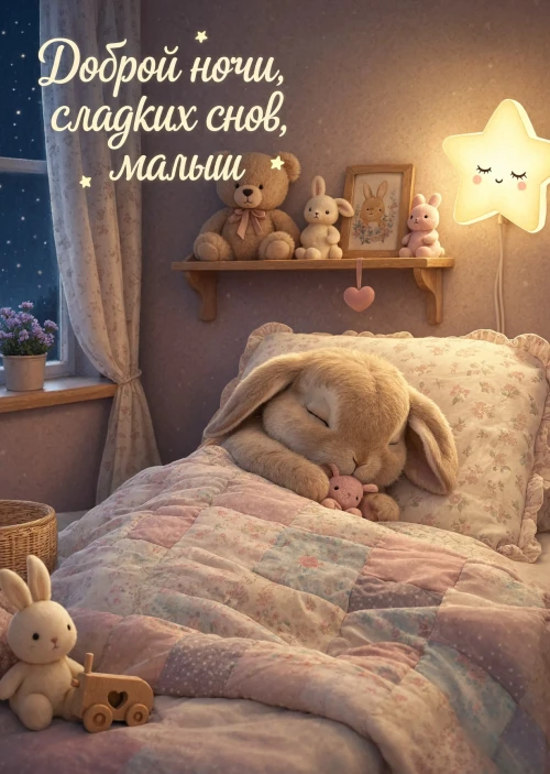 Открытка Спокойной ночи # 58