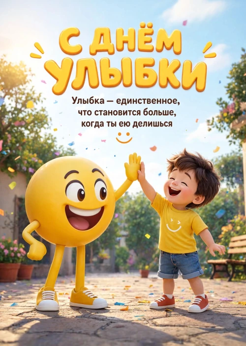 открытки с Днем Улыбки-18