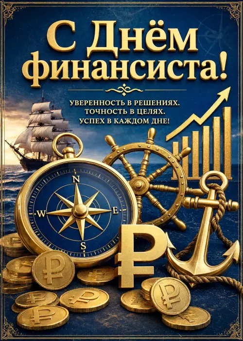 Открытка С Днём Финансиста #16