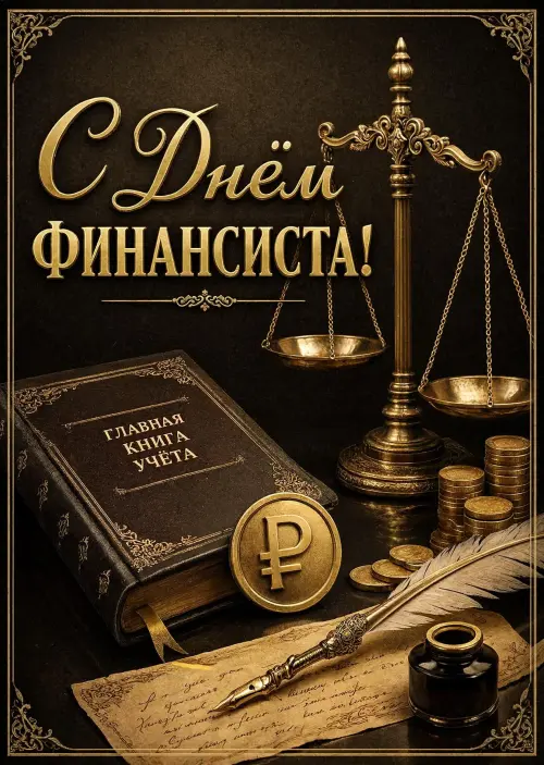 Открытка С Днём Финансиста #10
