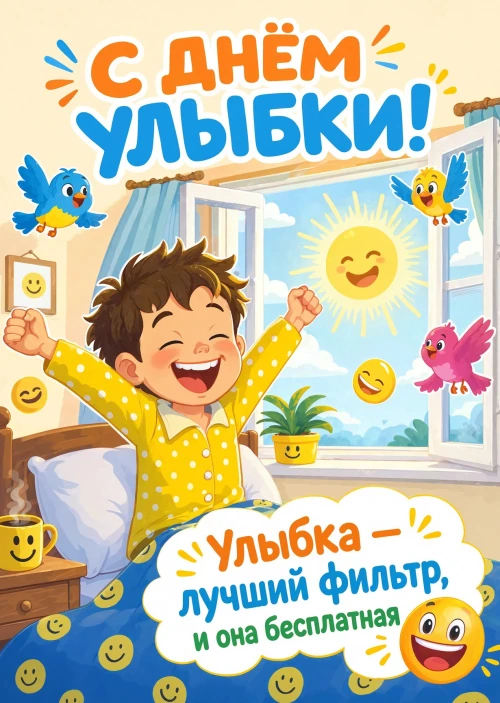 открытки с Днем Улыбки-20