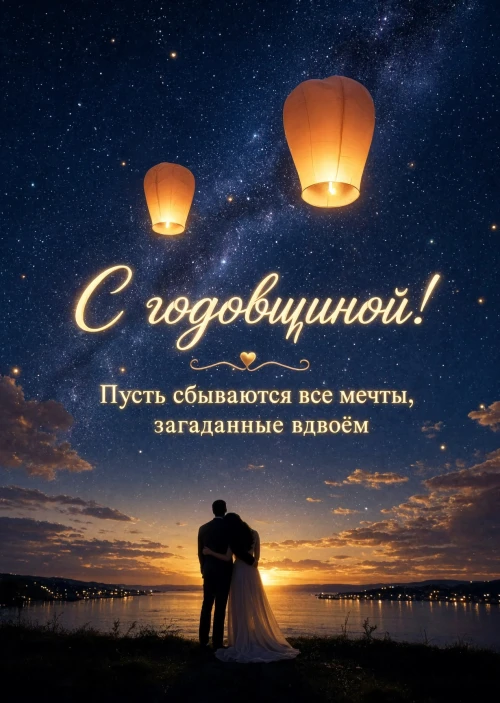 Открытка "С годовщиной свадьбы" #31