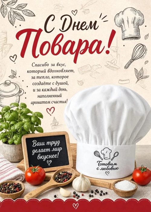 Открытки с Днем Повара-31