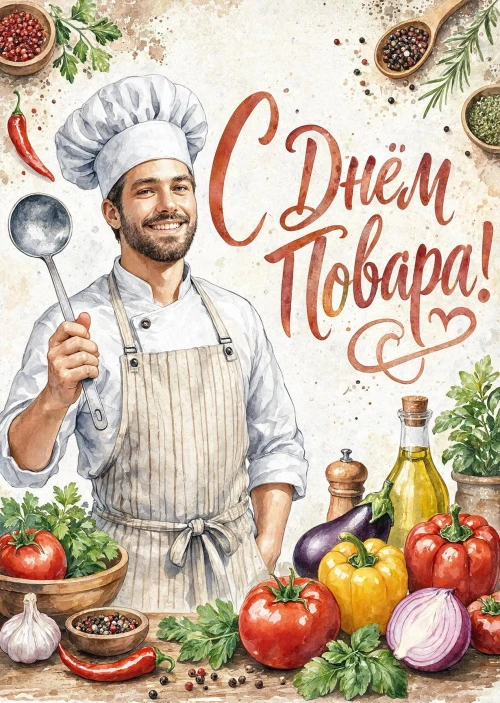 Открытки с Днем Повара-45