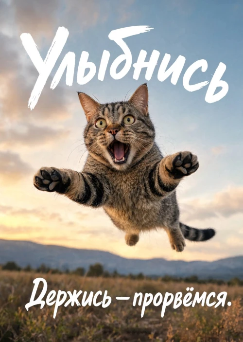 Открытка "Улыбнись" #11