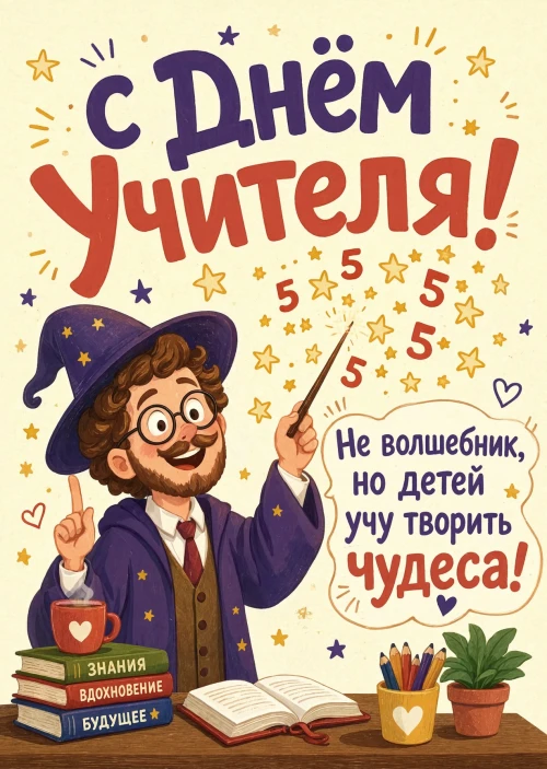 открытки с Днем Учителя-48