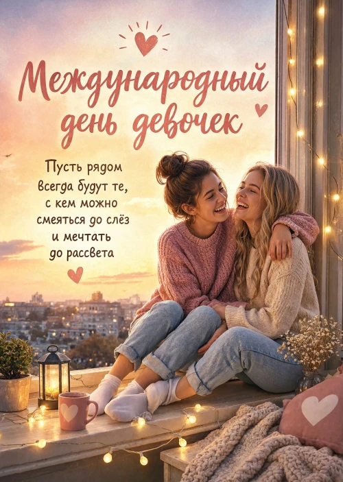 открытка с Днем Девочек-13