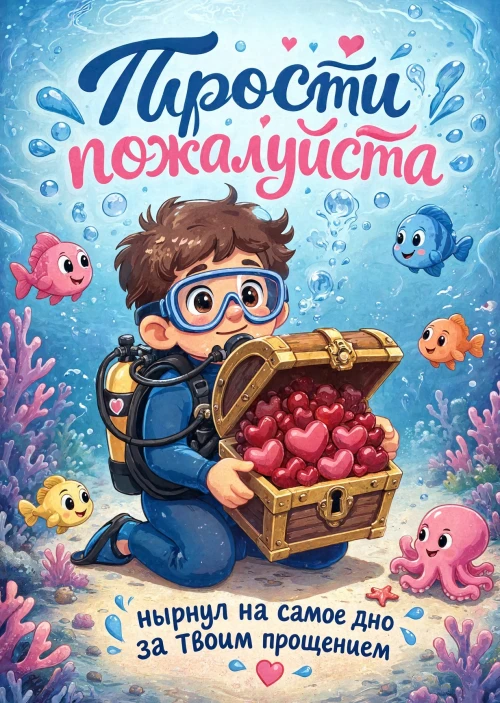 Открытка "Прости" #17