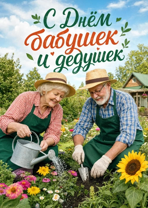 открытка с Днем Бабушек и Дедушек-18