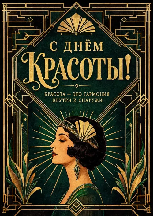 Открытка С Днём Красоты #4