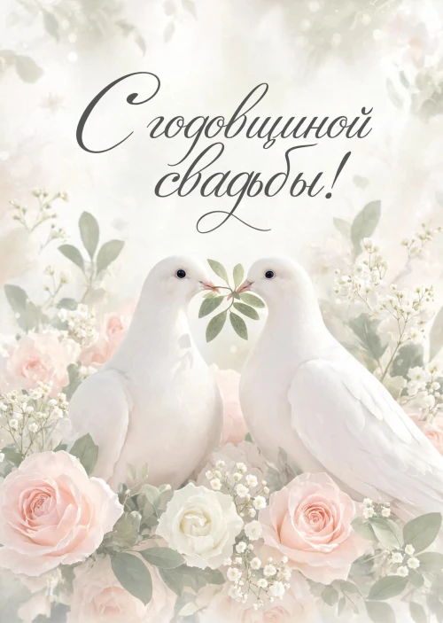 Открытка "С годовщиной свадьбы" #81