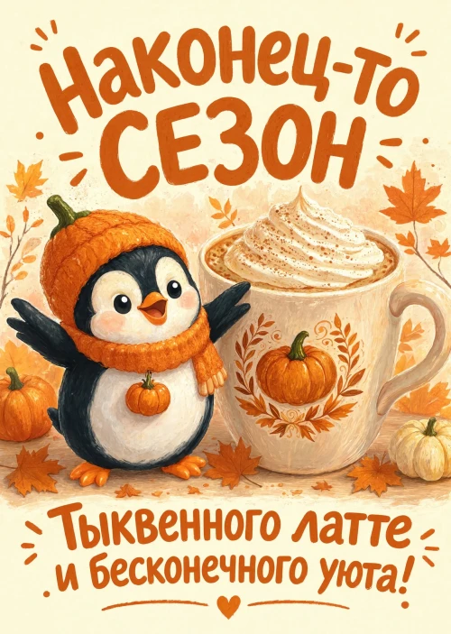 Открытка с осенью #142