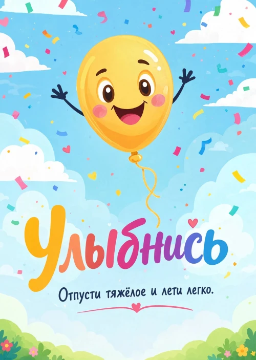 Открытка "Улыбнись" #13