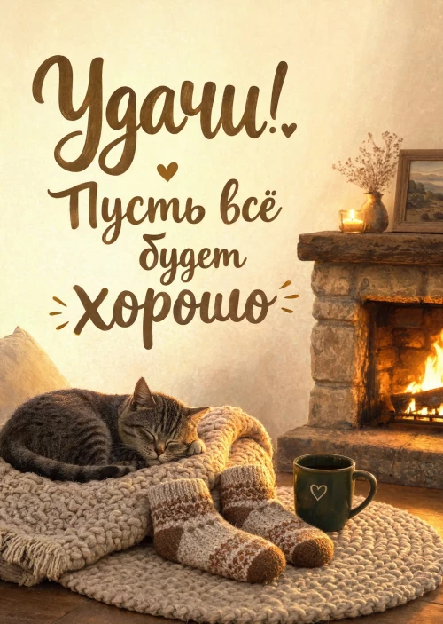 Открытка "Удачи" #30