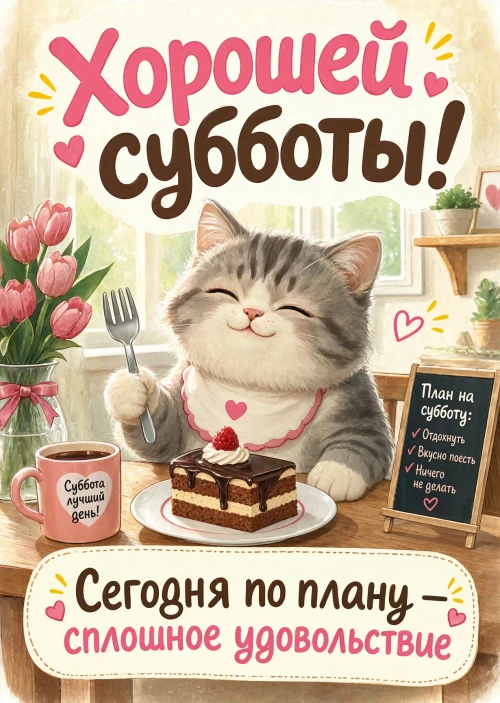 Открытка хорошей Субботы #71