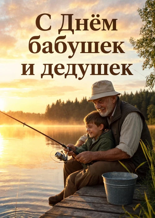 открытка с Днем Бабушек и Дедушек-17