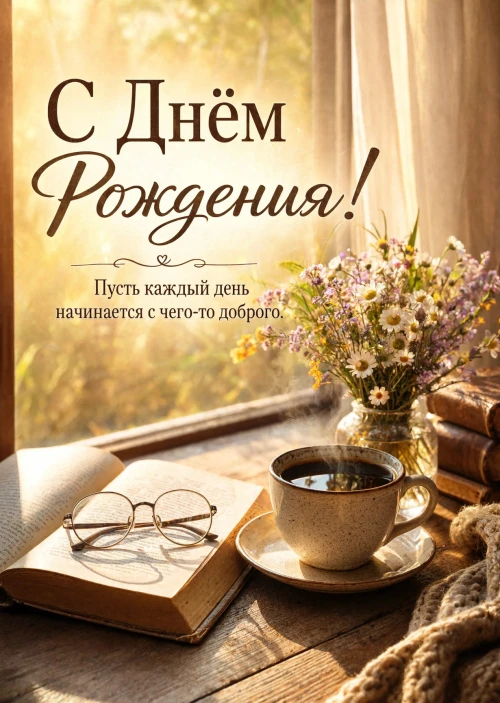Открытка С днем рождения мужчине #53
