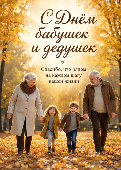 открытка с Днем Бабушек и Дедушек-23