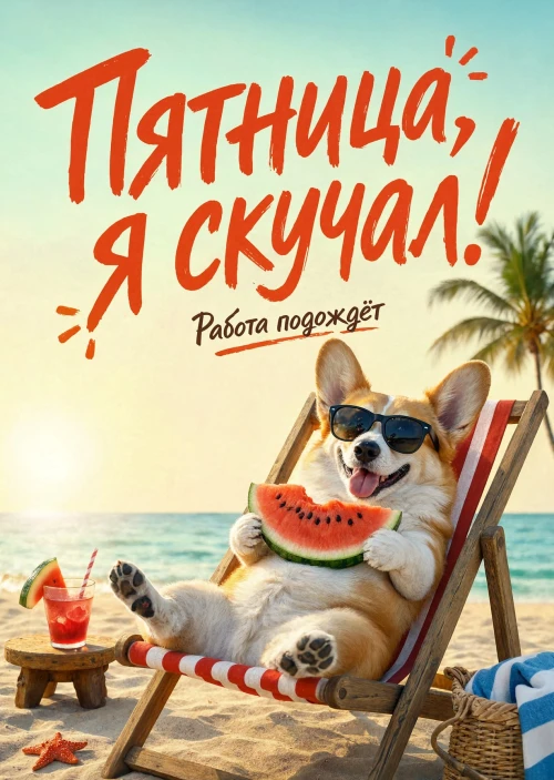 Открытка с Пятницей #51