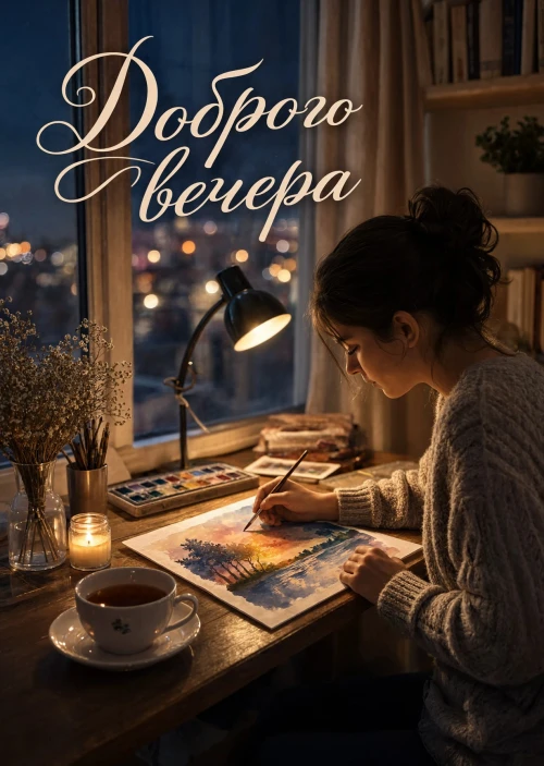Открытка Хорошего вечера #220