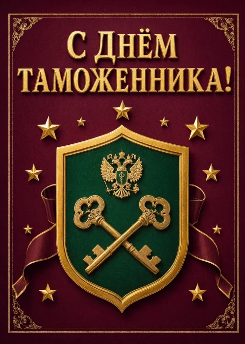 открытка с Днем Таможенника-14