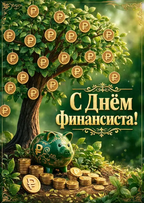 Открытка С Днём Финансиста #23