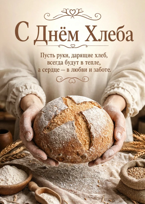 открытка с Днем Хлеба-12