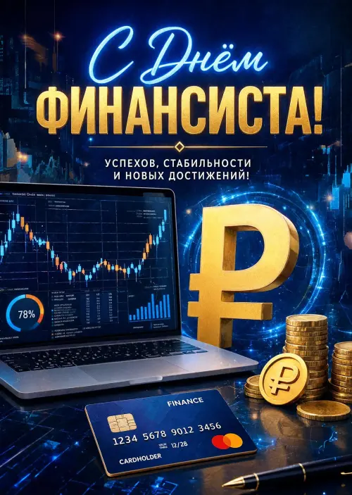 Открытка С Днём Финансиста #4