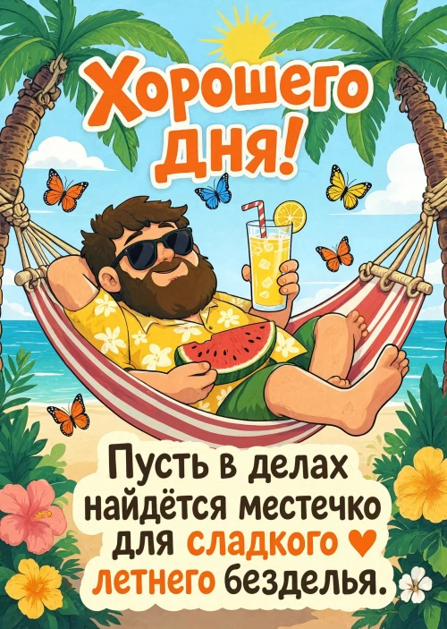 Открытка "Хорошего дня" #152