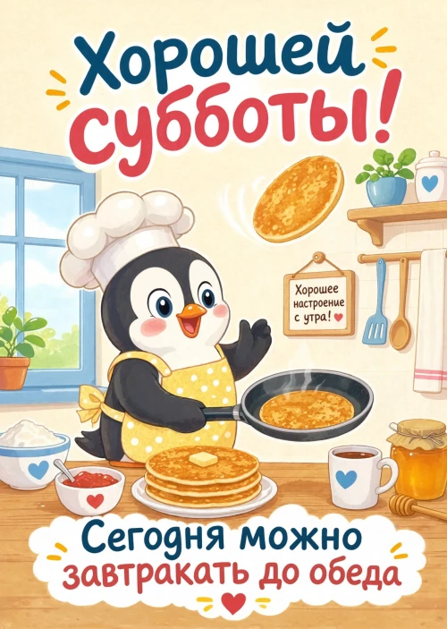 Открытка хорошей Субботы #38