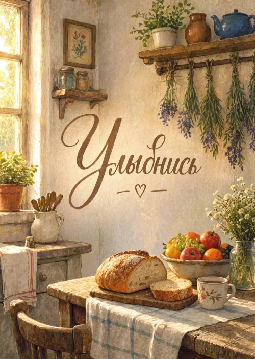 Открытка "Улыбнись" #15