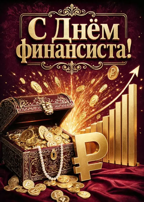 Открытка С Днём Финансиста #3