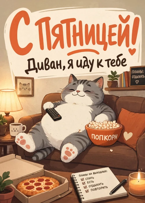 Открытка с Пятницей #62