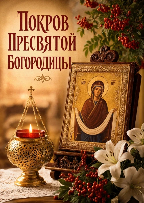 Открытка Покров Пресвятой Богородицы-35