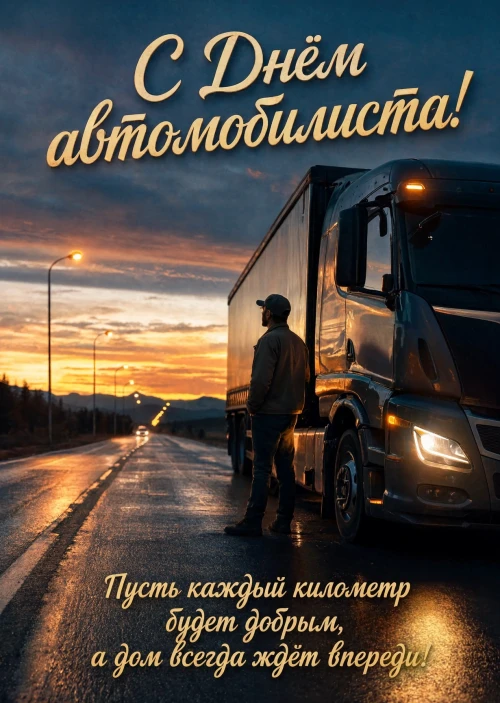 откртыка с Днем Автомобилиста-8