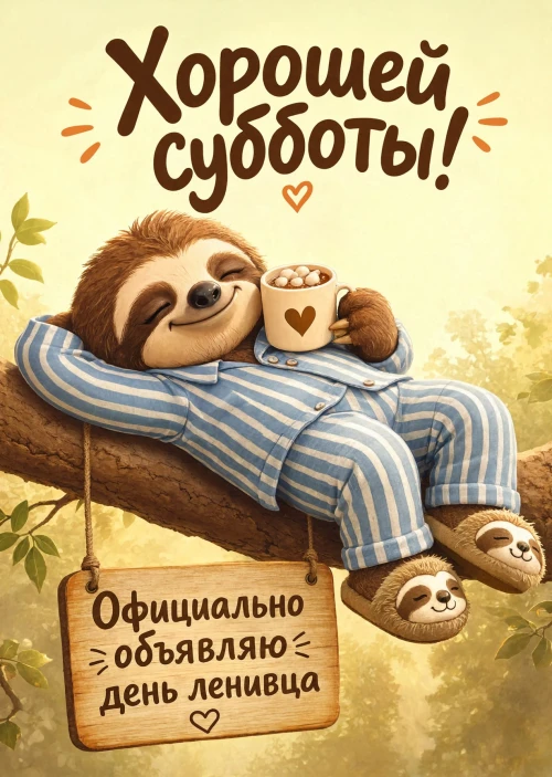 Открытка хорошей Субботы #70