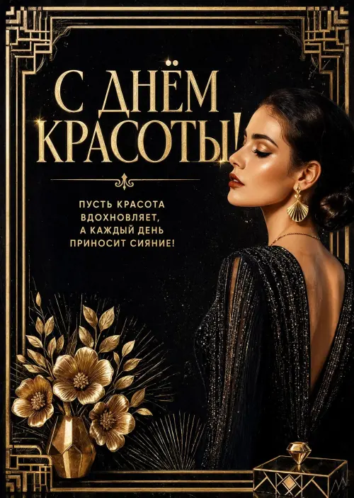 Открытка С Днём Красоты #14