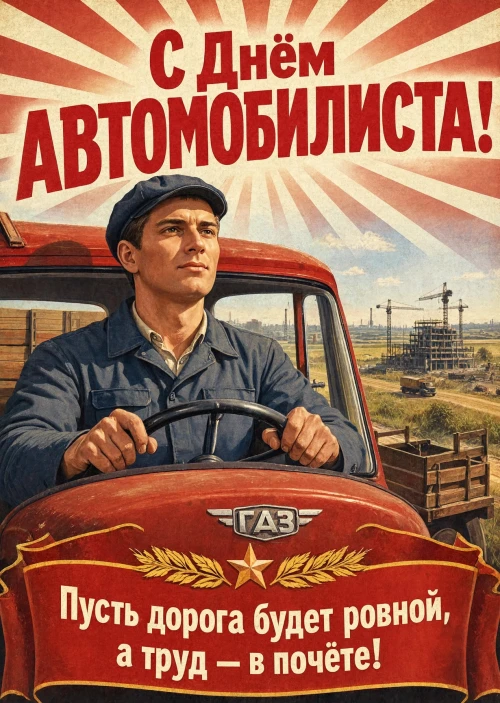 откртыка с Днем Автомобилиста-30