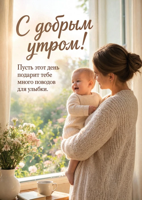 Открытка С Добрым Утром #428