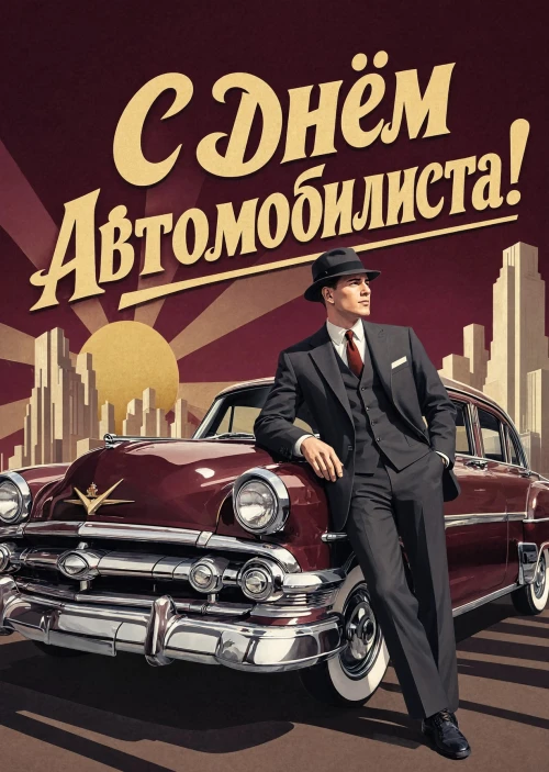 откртыка с Днем Автомобилиста-25