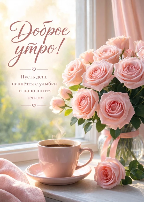 Открытка с розами #54