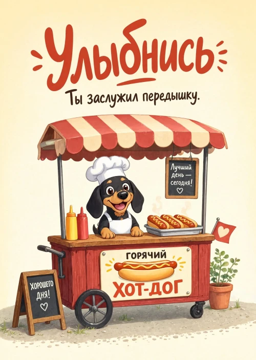 Открытка "Улыбнись" #58
